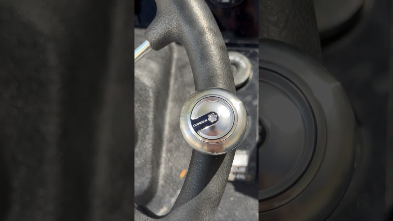 Install in Minutes: GOMEXUS Stainless Steering Knob for Boats