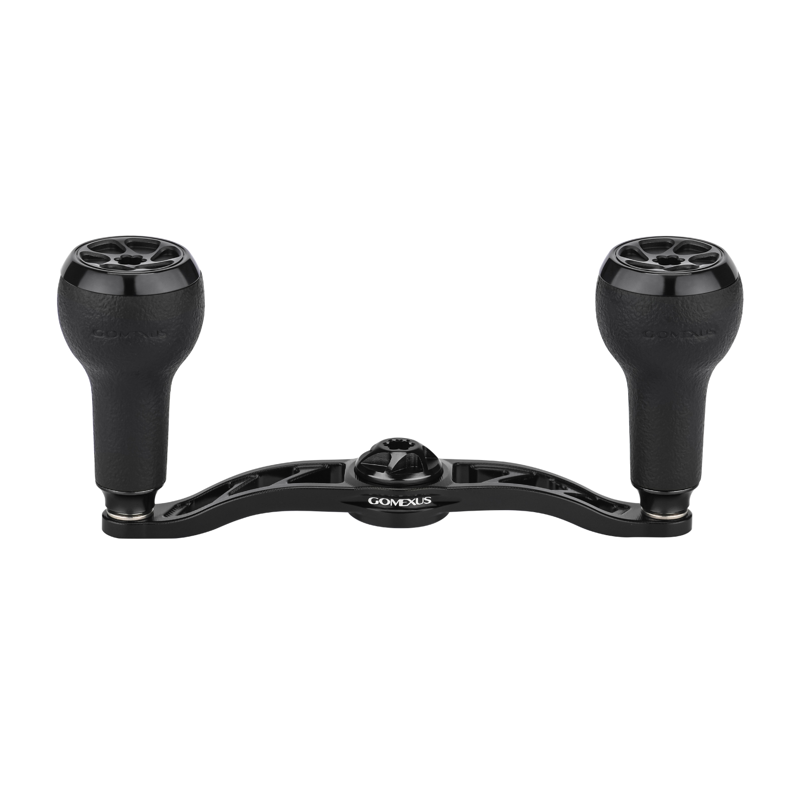 baitcasting reel power handles HEIGHTEN 120mm Fishing Handle for Shimano Daiwa Abu Garcia Penn Kastking Lew's Reel Crank Accessory (120mm Handle 24mm TPE Knob ensuring reliable and long Gomexus DC-CA27 | Carbon Baitcasting