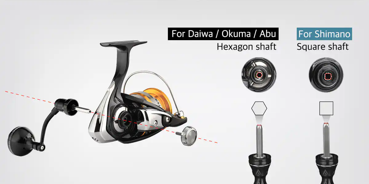 Gomexus Aluminum Handle for Okuma Ceymar MSL-L57 3 100102 1