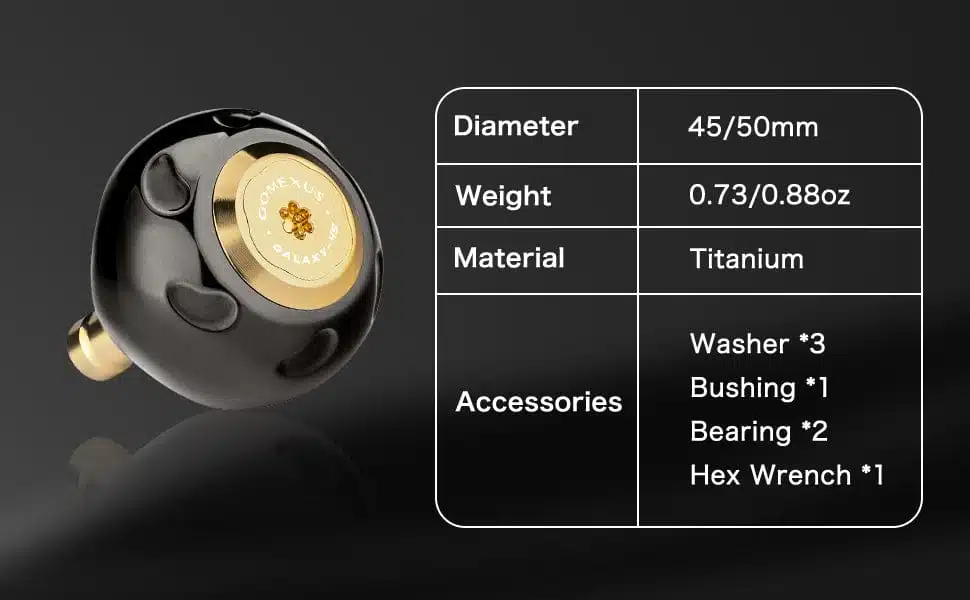Titanium Reel Power Knob