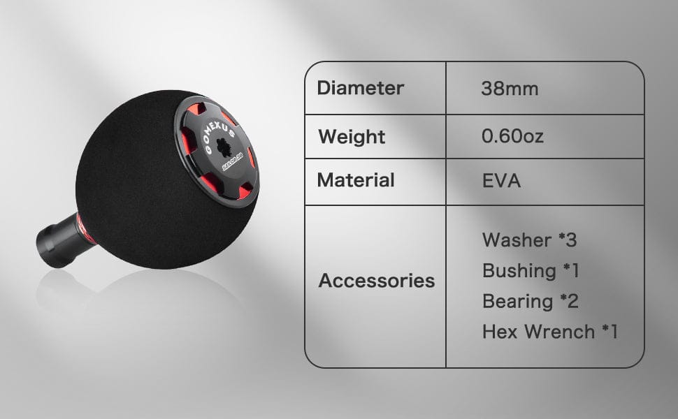 Gomexus EVA Reel Power Knob 38mm EA38 1 Gomexus EVA knob