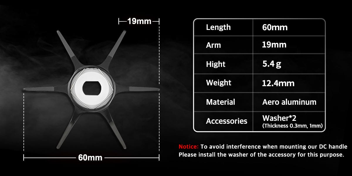 Gomexus DIY Aluminum Star Drag for Shimano Reels 1 Star drag