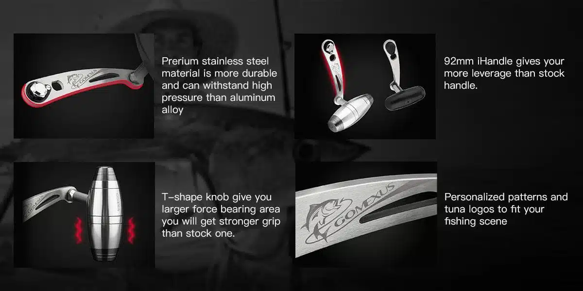 Gomexus iHandle SS92 for Penn Senator 112H 113H 114H 115H Reel Power Handle 3 Gomexus iHandle SS92 for Penn special senator