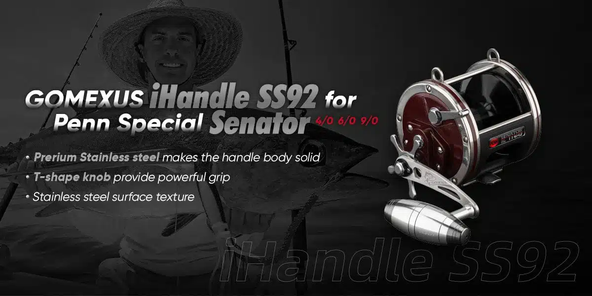 Gomexus iHandle SS92 for Penn Senator 112H 113H 114H 115H Reel Power Handle 2 Gomexus iHandle SS92 for Penn special senator