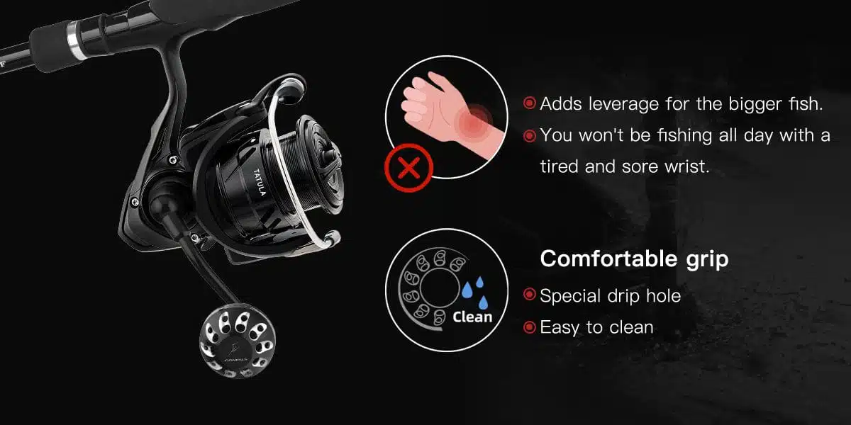 Gomexus Plug&Play Aluminum Power Handle For Daiwa Tatula LT Spinning Reel 3 tatula lt handle