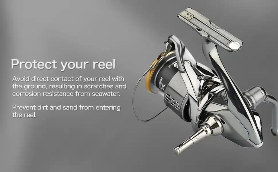 Gomexus Titanium Foldable Reel Stand 44mm TR6 3 Gomexus reel stand