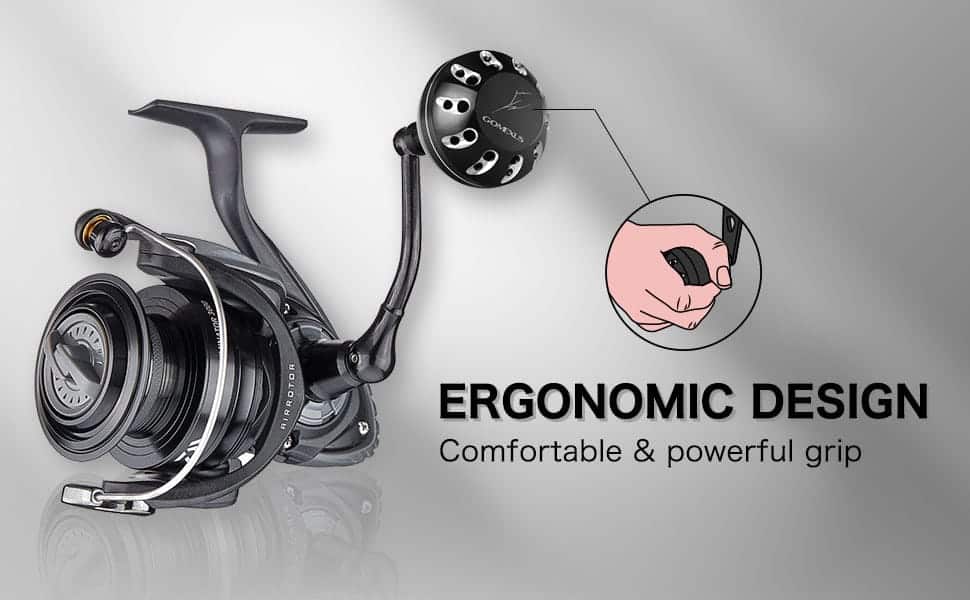 Gomexus Aluminum Reel Power Knob 45 47mm B45 3 comfortable grip