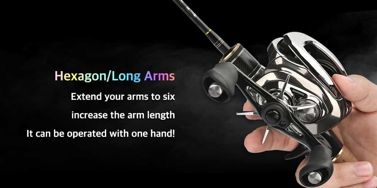 Gomexus DIY Aluminum Star Drag for Shimano Reels 2 Hexagon