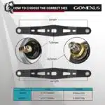 Gomexus Carbon Handle for Baitcasting Reel with Cork Knob DC-CA27 - Image 5