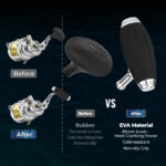 TE85 | 85mm Ergonomic EVA T-Bar Reel Power Knob | For Shimano & Daiwa | Gomexus - Image 5