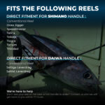 TE85 | 85mm Ergonomic EVA T-Bar Reel Power Knob | For Shimano & Daiwa | Gomexus - Image 7