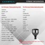Gomexus Aluminum Reel Power Knob 30mm A30 - Image 3