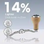 35.7g baitcasting reel handle#Color_White