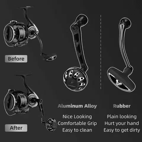 Buying Guide: How To Upgrades Daiwa Reel Handle 4 Gomexus Handle For Daiwa BG MQ 5000-20000