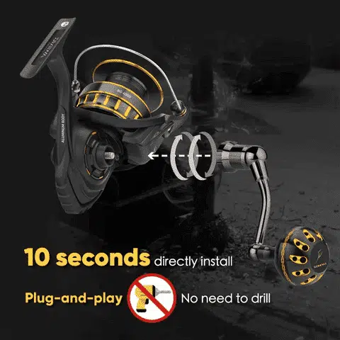 Buying Guide: How To Upgrades Daiwa Reel Handle 2 Daiwa BG handle 10 seconds to install