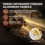 BDH-TA30 | 120mm Aluminum Baitcasting Handle | 30mm Titanium Knobs | Gomexus - Image 4