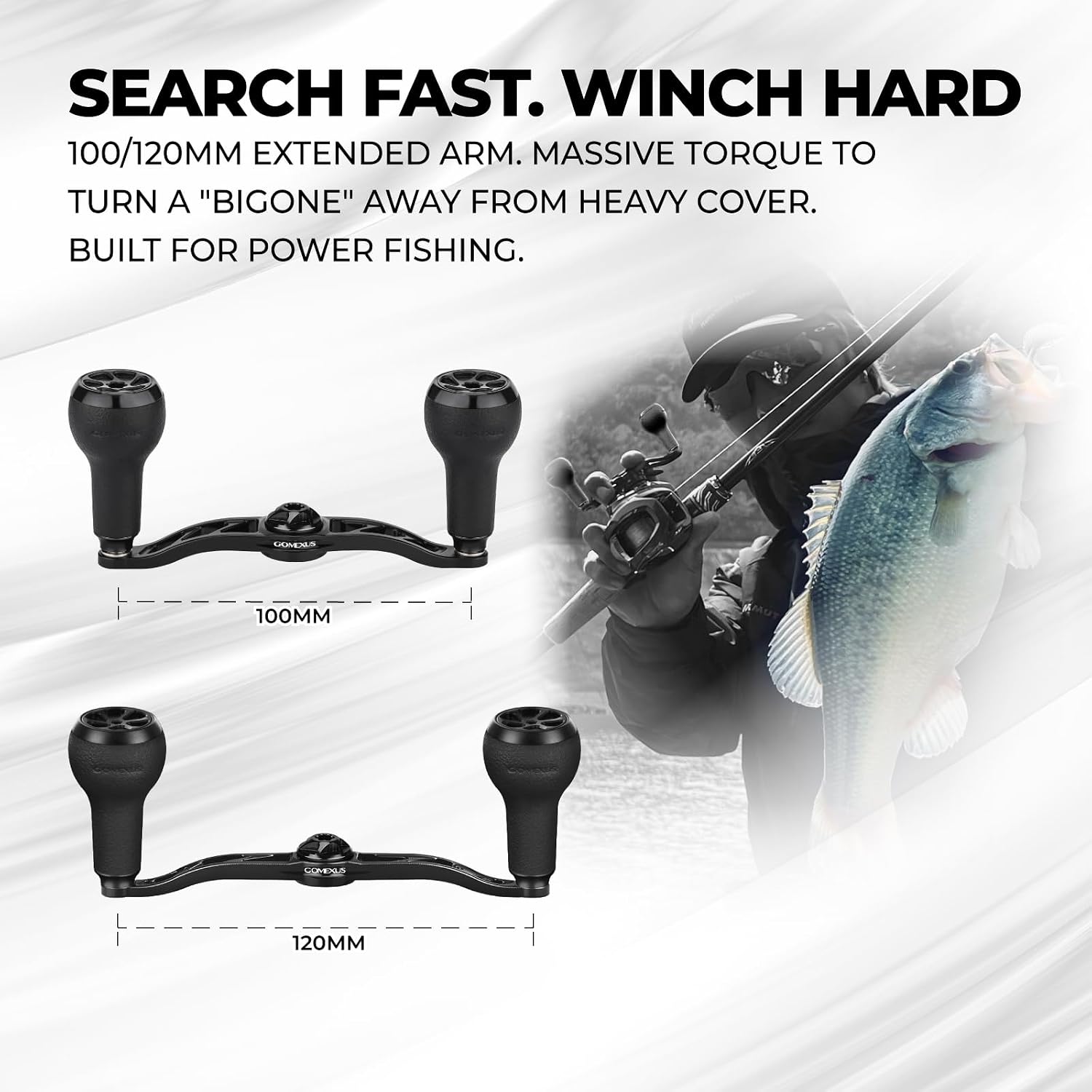 Gomexus BDH-A27 Best Baitcasting Reel Handle | Power Upgrade