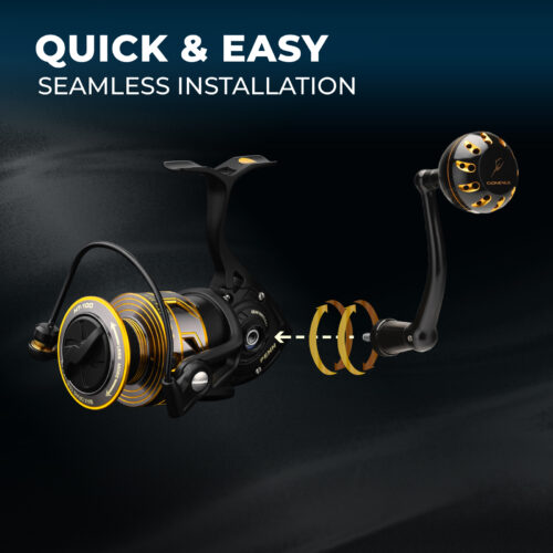 Gomexus handle for penn battle 10sconds to install
