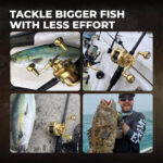 BDH-TA30 | 120mm Aluminum Baitcasting Handle | 30mm Titanium Knobs | Gomexus - Image 8