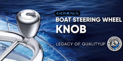 Upgrade Your Boating Experience with the Gomexus Stainless Steel Steering Wheel Knob 2 GomexusBoatSteeringWheelKnob