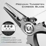 Gomexus Titanium Fishing Pliers 7.5'' for Saltwater Jigging Never Rust Split Ring Design - Image 6