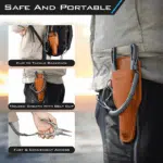 Gomexus Titanium Fishing Pliers 7.5'' for Saltwater Jigging Never Rust Split Ring Design - Image 10