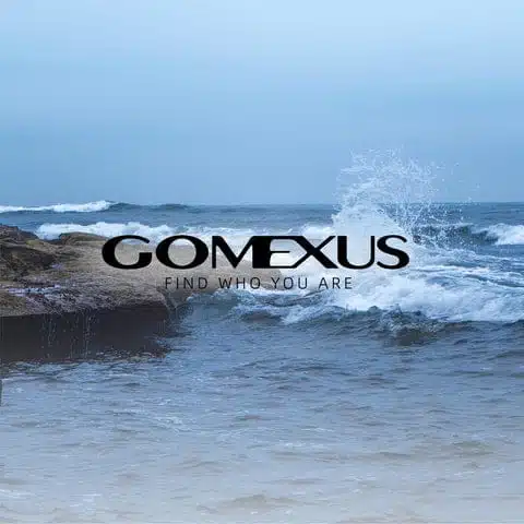 GOMEXUS STORY 7 Ocean waves with inspirational text
