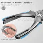 Gomexus Titanium Fishing Pliers 7.5'' for Saltwater Jigging Never Rust Split Ring Design - Image 7