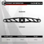 Gomexus Aluminum Handle with TPE Knob For Penn Fathom Squall baitcaster 400, Abu Garcia Revo Toro Beast Rocket - Image 10
