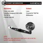 Gomexus Power Handle for Conventional Reel MBC - Image 6