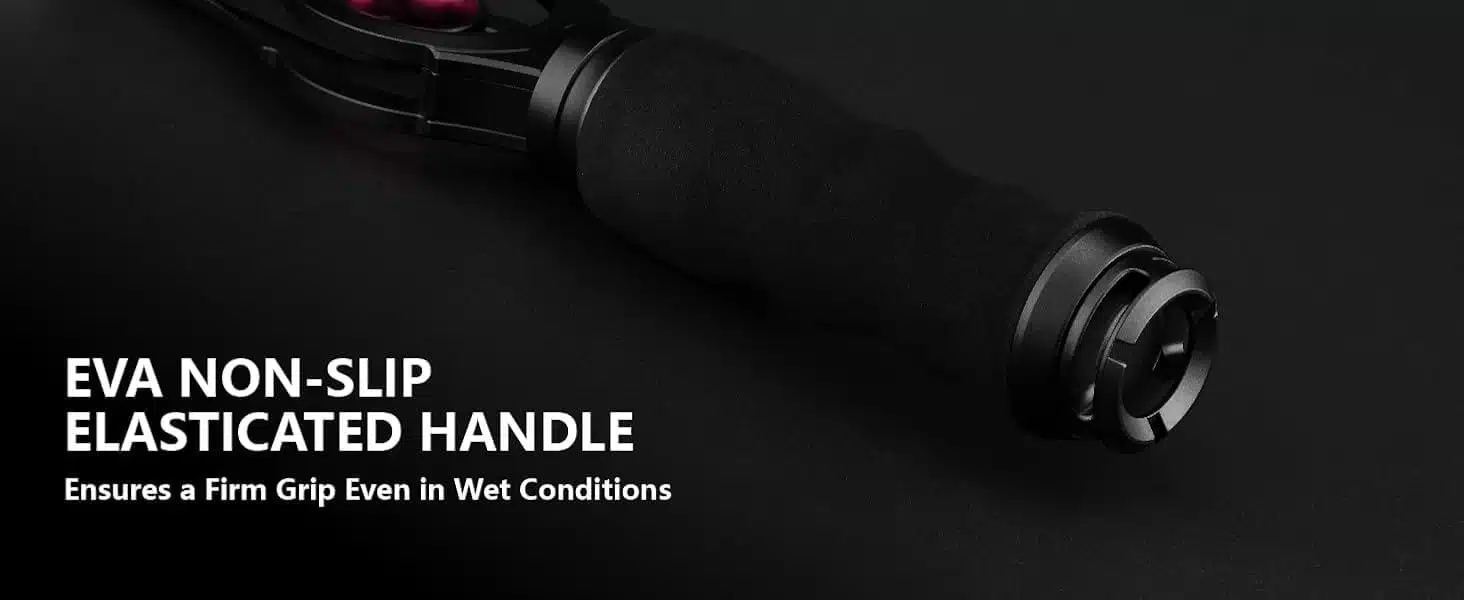 Non-slip handle for wet conditions