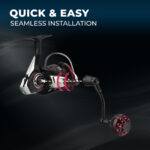 Gomexus Plug&Play Aluminum Power Handle For Daiwa Fuego LT Spinning Reel - Image 6