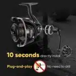 Gomexus Plug&Play Aluminum Power Handle For Daiwa Tatula LT Spinning Reel - Image 6