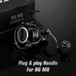 Gomexus Plug&Play Aluminum Power Handle For Daiwa BG MQ Spinning Reel - Image 2