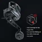 Gomexus Carbon Handle for Baitcasting Reel with Knob LC-FA38 - Image 6