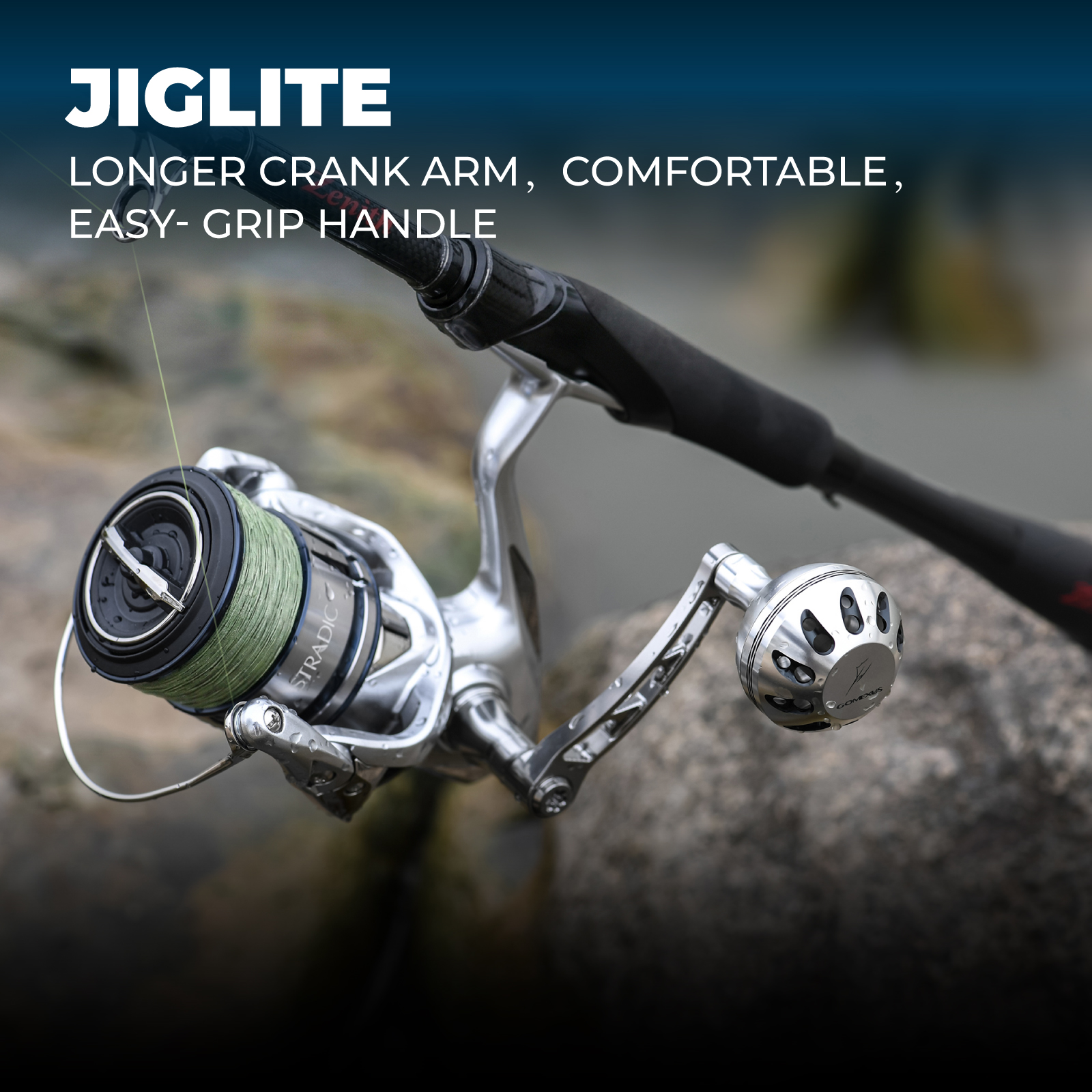 Gomexus LMY-A38 Shimano Spinning Reel Handle | Ultimate Upgrade