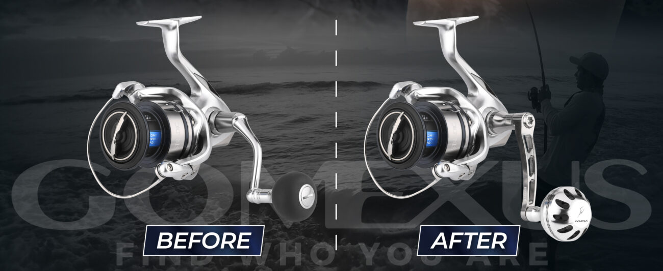LMY-A38 | 70mm Spinning Handle | For Shimano (38mm Knob) | Gomexus 6 LMY美国 18 1