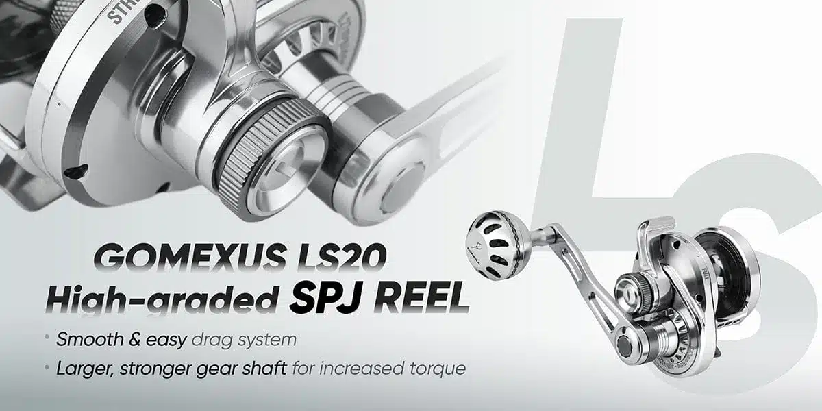 Gomexus® Slow Pitch Jigging Reel LS20 I - Round Knob 1 High-grade SPJ reel features displayed
