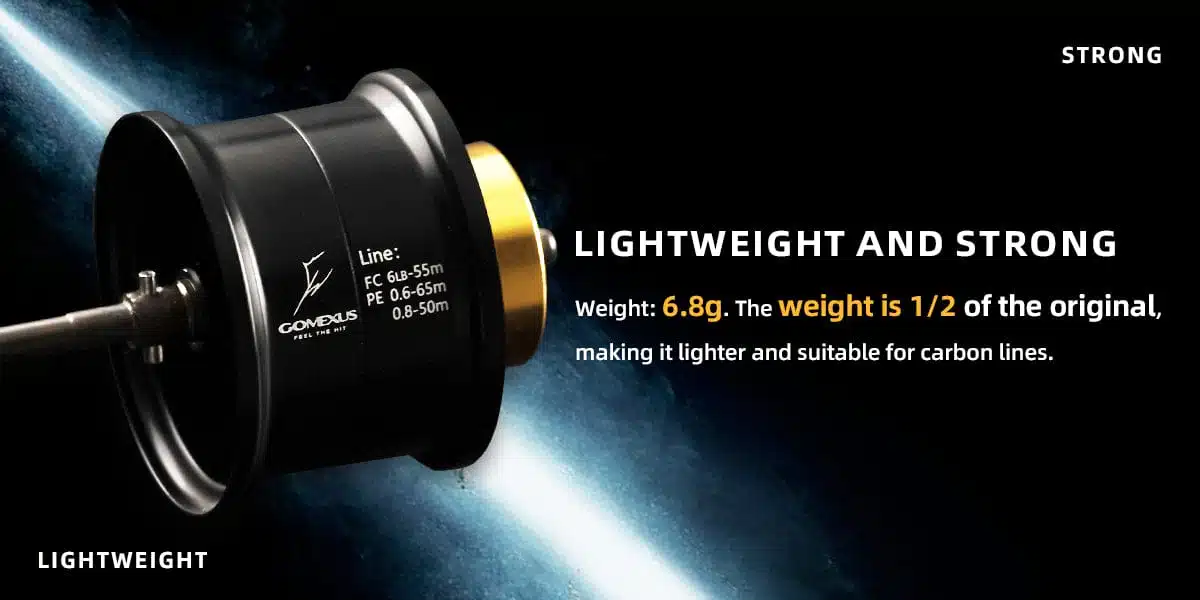 Gomexus Aluminum Spool For Daiwa Tatula TW 80 2 Gomexus spool