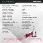 Gomexus Aluminum Reel Stand 42mm R1 - Image 11
