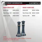 Gomexus Aluminum Reel Stand 55mm R9 - Image 9