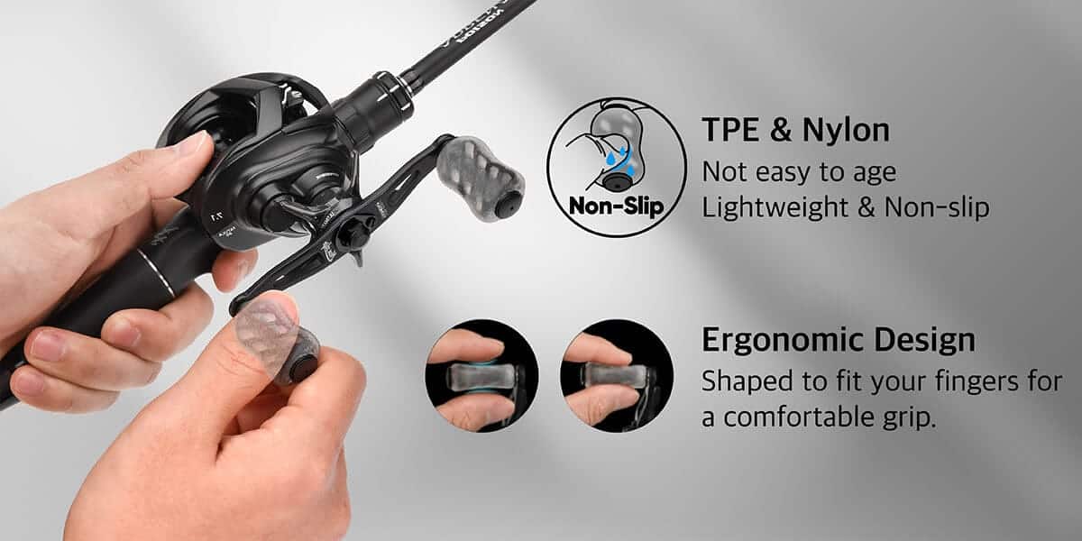 Gomexus TPE Reel Power Knob 20mm S20 3 Comfortable grip