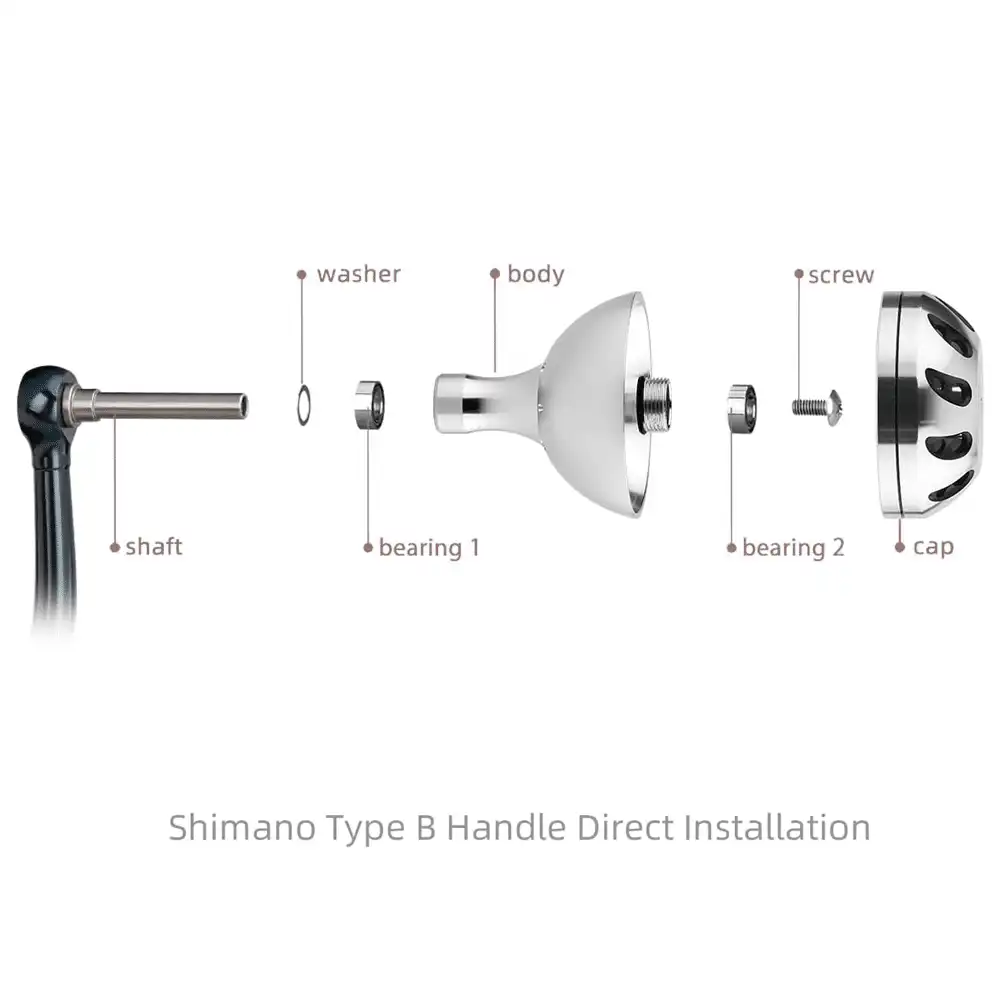 Gomexus Aluminum Reel Power Knob 45 47mm B45