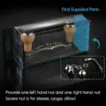 Gomexus Aluminum Handle for Baitcasting Reel with Cork Knob BDH-CA27 - Image 12