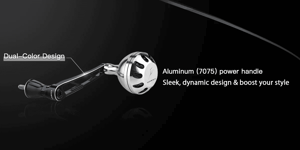 Gomexus Aluminum Handle for Shimano Saragosa/Twinpower SW 5000-14000 CJ70 3 cj70