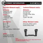 Gomexus Carbon Handle for Baitcasting Reel with Knob DC-FA30 - Image 5