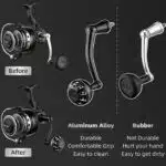 Gomexus Plug&Play Aluminum Power Handle For Penn Pursuit III&IV - Image 6