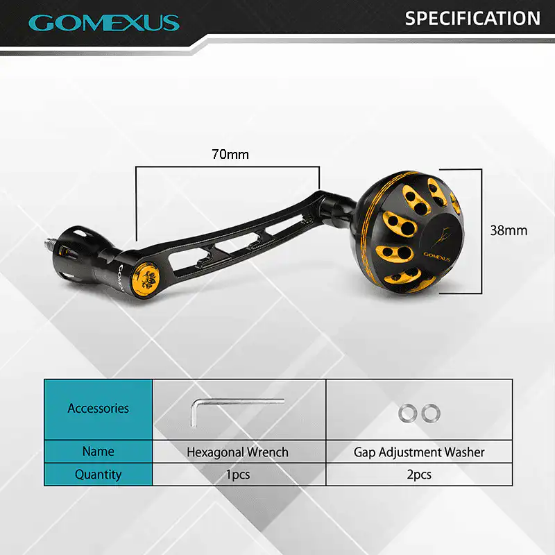 gomexus handle for daiwa - Aluminum for Stability