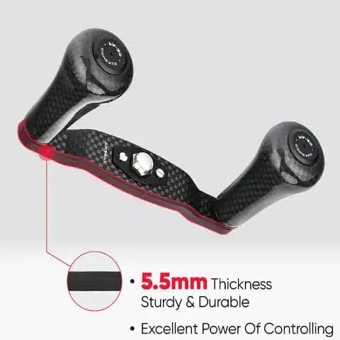 Why Do You Need an Extended Crank Handle for the Baitcasting Reel? 4 Handle thickness and durability details.