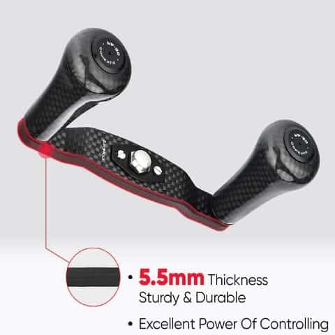 Handle thickness and durability details.